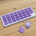 thumbnail image 3 of Woeilo Monthly 31 Compartments Pill Organizer Day Pill Organizer, 3 of 5