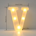thumbnail image 3 of EQWLJWE LED Marquee Sign Light Up Letters,26 Alphabet Light Up Letters Sign,LED Marquee Letter Lights Sign,LED Letter Lights Sign,Light Up Alphabet Letter for Home Party Wedding Decoration, 3 of 9