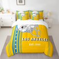 thumbnail image 2 of YST 7Pcs Football Theme Comforter Set Bed-in-a-Bag, Twin Size, Polyester, 2 of 5