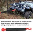 thumbnail image 4 of Graflsoa High-Strength 55mm UHMWPE Soft Shackle for Heavy-Duty Towing and Rescue, 10-25 Ton Capacity, Compact Yellow Design for ATV/SUV/Snowmobile Use, 4 of 6