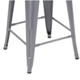 thumbnail image 3 of Mainstays 24 inch Metal Barstools Set of 4 Silver Color, 3 of 7
