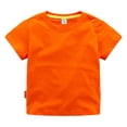 thumbnail image 1 of Kcodviy Garçons et Filles Classique Garçon Tout-Petit Haut Ajusté Col Ras du Cou T-Shirt Marque Foncée Haut / Coton Doux Multi Aller Si Dur Haut Paquet Manche Courte Basique Coton Maillots de Corps Enfants Tout-Petits et Enfants, 1 of 7