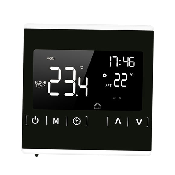 Amdohai Smart LCD Touchscreen Thermostat for Home Programmable Electric Floor Heating System Thermoregulator AC 85- Temperature Controller
