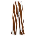 thumbnail image 3 of Pantalon pour Femmes, Pantalon Grand à Cordon pour Femmes à Rayures Tendance Imprimées, 3 of 4