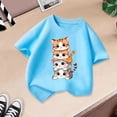 thumbnail image 5 of Carry Camisole Fille Haut à Volants Enfant Filles Mignon Graphique Col Rond Manches Courtes Tee Été Décontracté T-Shirt, 5 of 5