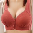 thumbnail image 2 of Cathalem Bralettes for Women With Support Full Coverage Leopard Satin Wirefree Plus-Size Bra,Coffee 42, 2 of 3