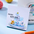 thumbnail image 3 of CAROOTU Cute Cartoon Sticky Note Self-Stick Pad Note Memo Pad Planner 7x7cm 100 Sheet/Pad for Stationery, 3 of 7