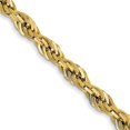 thumbnail image 1 of Quality Gold 10BC133-24 10K Yellow Gold 3 mm Semi-Solid 24 in. Rope Chain, 1 of 1