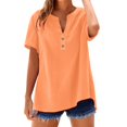 thumbnail image 1 of T-Shirts Femmes Lot Mode Décontractée Col en V Manches Courtes Haut T-Shirt - Hontri, 1 of 5