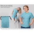 thumbnail image 5 of oneOone Polyester Spandex Turquoise Blue Fabric Flamingo Sewing Material Print Fabric By The Yard 56 Inch Wide, 5 of 5
