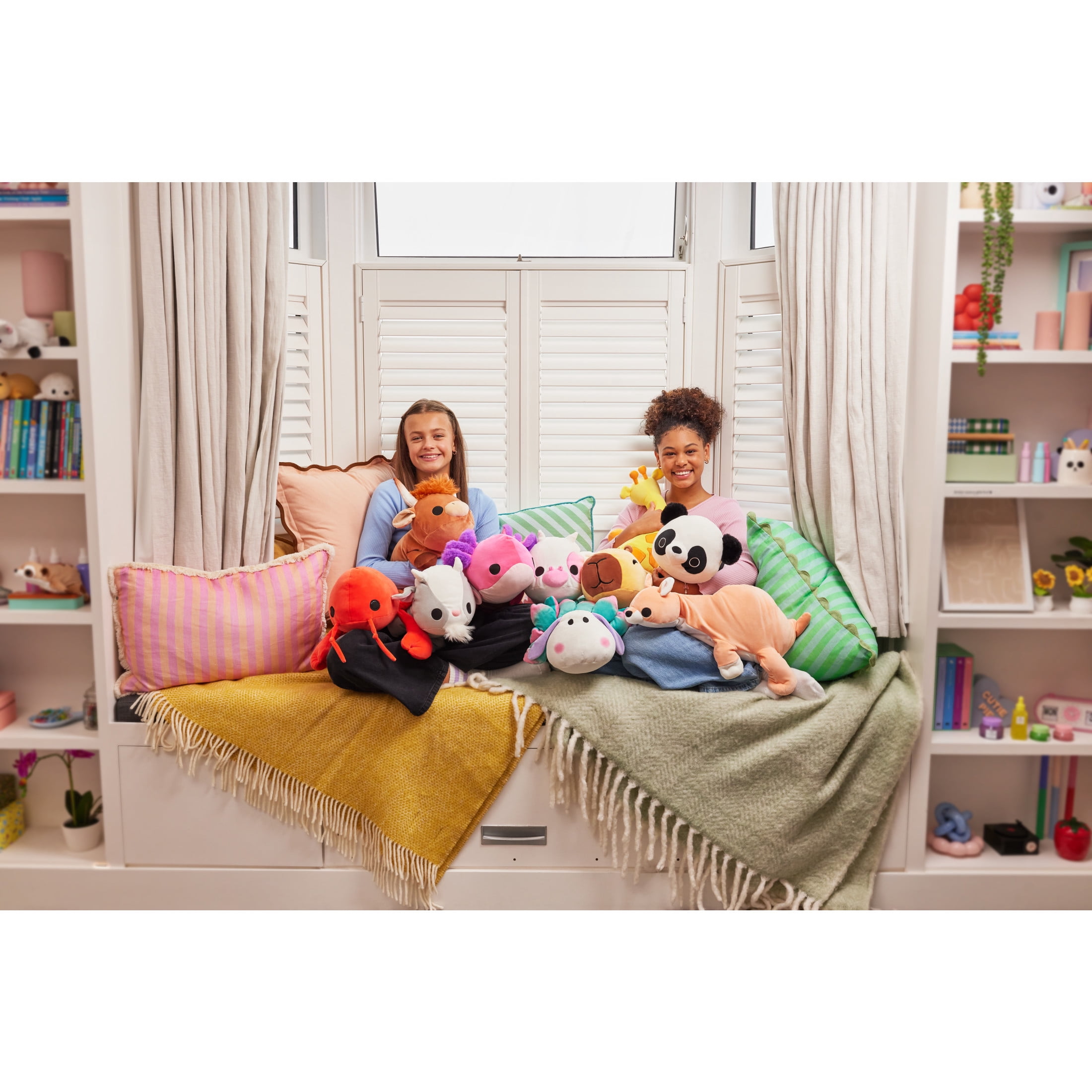 Hug A Lumps (Moyen) Graham de ZURU , Peluche lestée câline et spongieuse