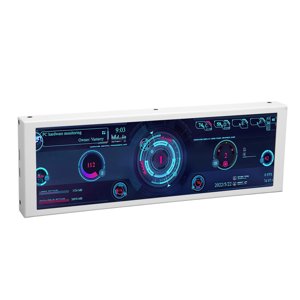 PC Moniteur Temp, PC Écran d'affichage de température 1280x400 60Hz 7.9in Grand écran pour la maison