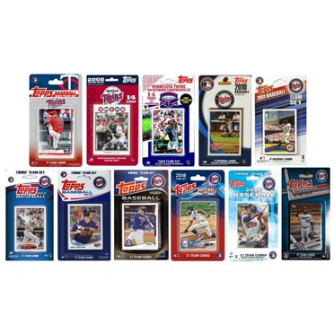 C&I Collectables TWINS1119TS MLB Minnesota Twins 11 Ensembles d'Équipe de Cartes à Échanger sous Licence Différents