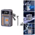 thumbnail image 2 of Gonfleur Haute Performance pour Pneus Idéal pour Voitures d'Extérieur et Puissance Longue Durée de Vie de la Batterie Réduction du Bruit Réglage Facile des Pneus sous Pression Matériau ABS Matelas Pneumatique de Piscine pour Adultes Pomp Pomp Canapés Gonflables, 2 of 4