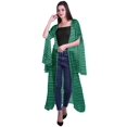 thumbnail image 2 of Moomaya Cardigan Long en Georgette Imprimée pour Femmes, Vêtements de Plage, Cache-Maillot, 2 of 5