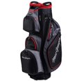 thumbnail image 1 of MacGregor Golf VIP Deluxe 14-Way Cart Bag, 9.5" Top- Black/ Red, 1 of 2
