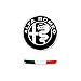 thumbnail image 3 of Kit d'Autocollants Logo Alfa Romeo 51 mm + Drapeau Italie pour Intérieur Giulia Stelvio, 3 of 4