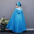 thumbnail image 3 of Princess Capes Colorful Sequins Cloak for Girls-Halloween Birthday Party Costumes Dress up, 3 of 6