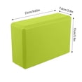thumbnail image 2 of High Density EVA Yoga Brick Extra Firm Weighted Exercise Block for Enhanced Dance Stretching and Yoga Pose Support, 2 of 2