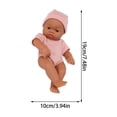 thumbnail image 3 of EGNMCR Room Decor, Home Decor, Wall Decor 7.87 Inch Soft Newborn Baby Dolls Vinyl Baby Dolls With Clothes Set Including Pacifier Realistic Doll Look Real Doll Doll, 3 of 7