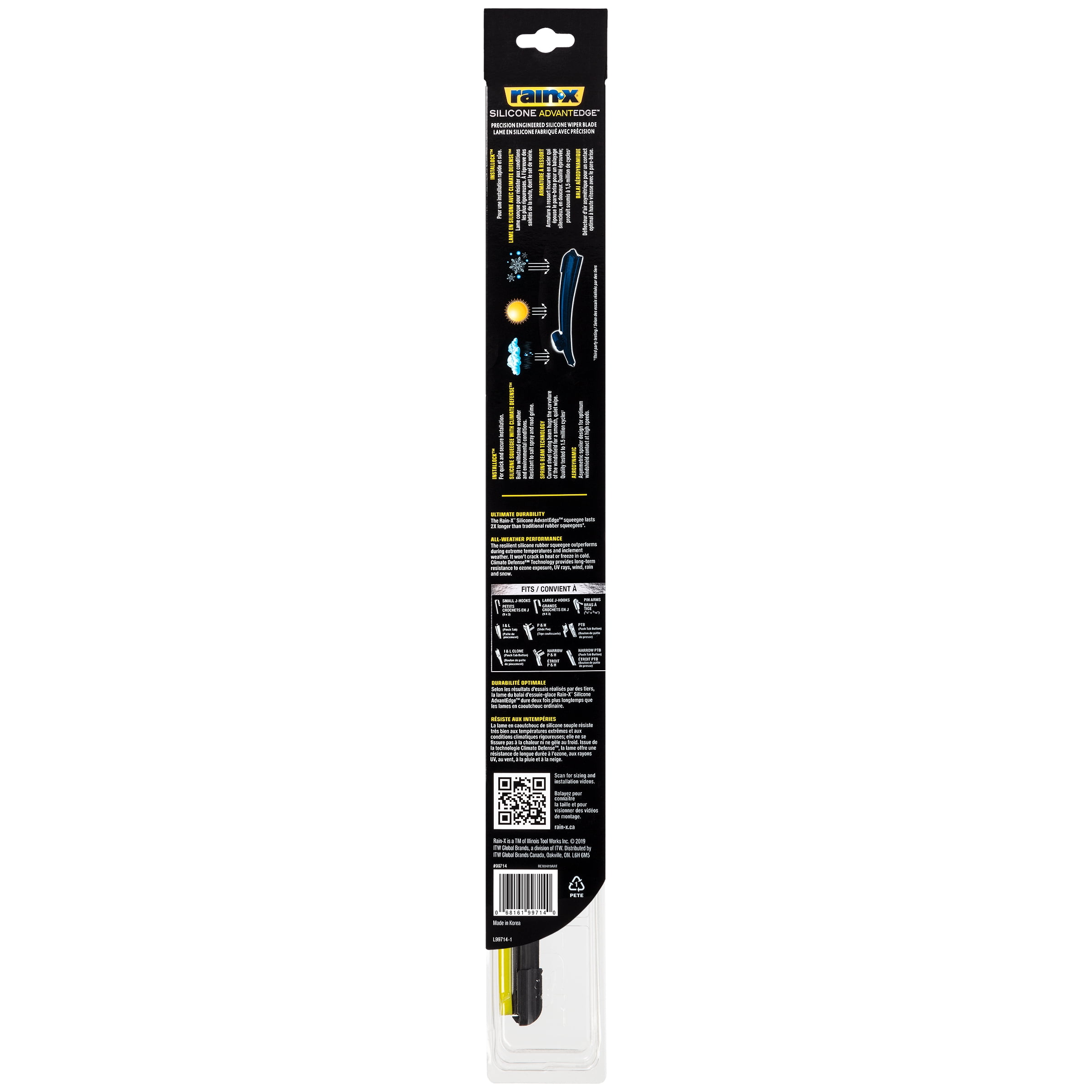 Rain-X Silicone AdvantEdge All-Weather 18" Windshield Wiper Blade