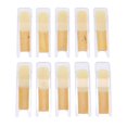 thumbnail image 2 of Sax Anches, Bb 2.5 Étui en Plastique Durable Saxophone Soprano Anche pour la Performance, 2 of 8