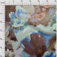 thumbnail image 3 of oneOone Rayon Light Brown Fabric Floral Sewing Craft Projects Fabric Prints By Yard 56 Inch Wide, 3 of 4