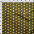 thumbnail image 4 of oneOone Georgette Viscose Dark Olive Green Fabric Tea Kettle Sewing Material Print Fabric By The Yard 42 Inch Wide-S2, 4 of 4
