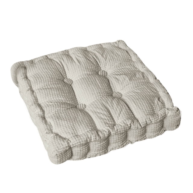 Cushion for Chair Corn Kernel Cushion Thickened Manual Cushion Tatami Cushion Corduroy Chair