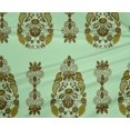 thumbnail image 4 of oneOone Polyester Lycra Fabric Leaves & Floral Ethnic Printed Craft Fabric BTY 56 Inches Wide, 4 of 4