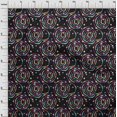 thumbnail image 4 of oneOone Velvet Purple Fabric Abstract Circle Craft Projects Decor Fabric Printed By The Yard 58 Inch Wide, 4 of 4