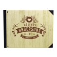 thumbnail image 1 of Darling Souvenir Yellow Wooden Texture Printed Hardbound Cover Guestbook For Wedding Guest Sign In Book Registry-9 x 12 Inches, 1 of 5