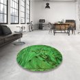 thumbnail image 4 of Ahgly Tapis d'Intérieur Lavable en Machine Carré Vert Émeraude Profond, 3 Pieds Carré, 4 of 7