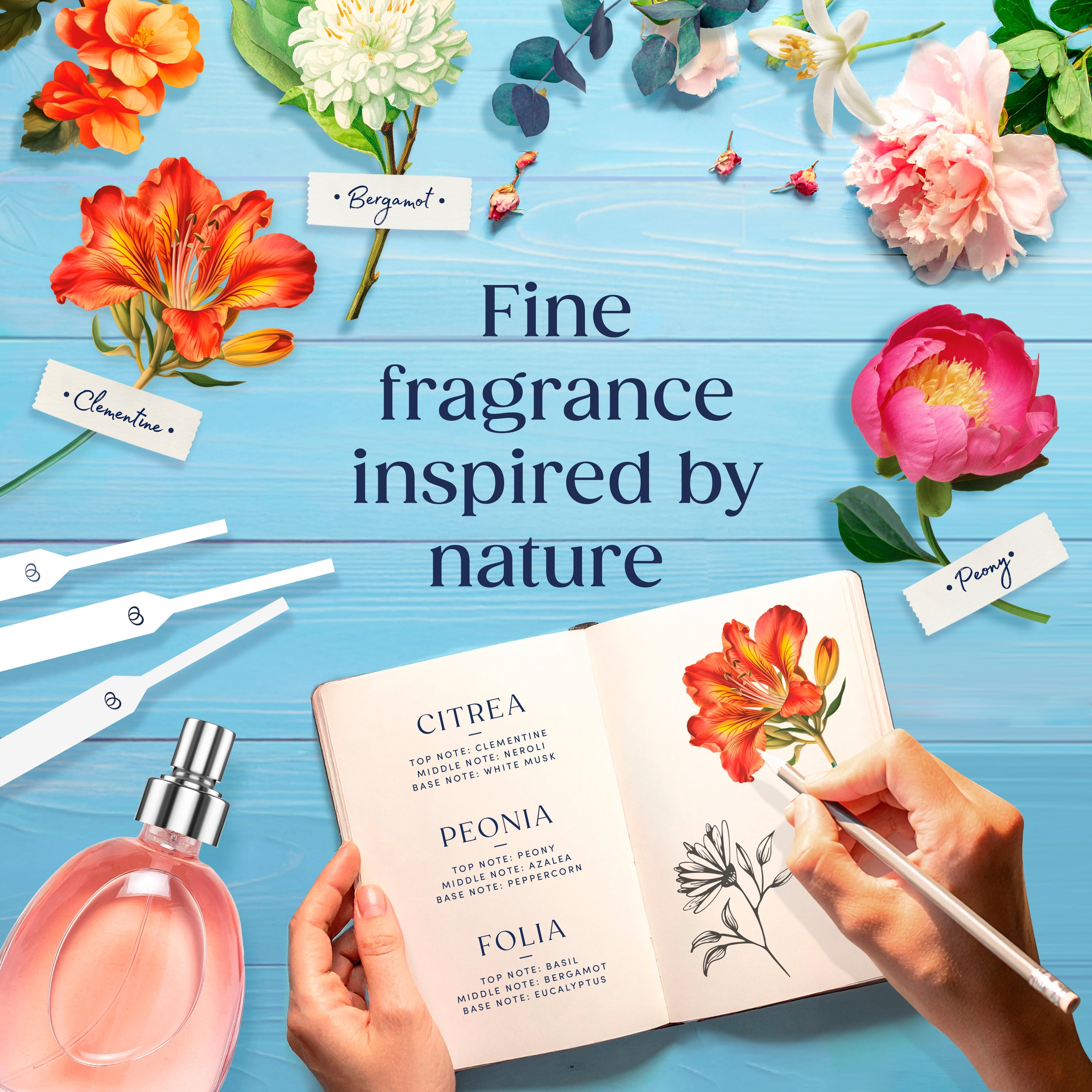 Downy Boutique Botanicals In Wash Laundry Scent Booster Beads, PEONIA Scent, 598 g, Boutique Fragrances inspired by the Artistry of Nature