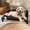 BLACK, variant on Qonioi Elevated Pet Bed, Stainless Steel Dog Cot with Breathable Mesh, Removable Washable Off-Ground Pet Marching Bed Mattress, Portable Indoor Outdoor Cooling Warmth Cot for Dogs Cats