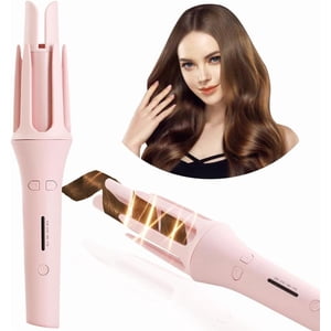2025 Coureur de cheveux automatique,Rotating Curling Iron 1 d'un pouce 4 Températures Automatique de Curling Wand en Fer pour Femmes,Dual Voltage Rapide de Chauffage Curlers de cheveux pour Long/Moyen/Short Tous les cheveux