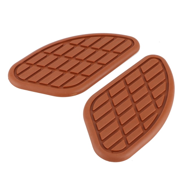 Motorcycle Fuel Tank Traction Pad Protector, Pair of Universal Motorcycle Rubber Tank Pad Side Gas Panels Knee Grip Protector Vintage Universal Knee Grip Decals for Knee Protect