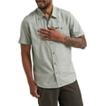 thumbnail image 2 of Wrangler® Men's Outdoor Shirt, Short Sleeve, Grey, 2 of 8