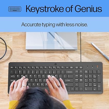 HP 150 Wired Mouse and Keyboard Combo