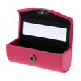 thumbnail image 2 of HILABEE Mini Étui Porte-Rouge à Lèvres avec Miroir pour Sac à Main Organisateur Cosmétique Maquillage Sac Rose Rouge Rose, 2 of 8