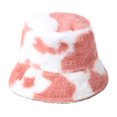 thumbnail image 1 of Chapeau de Pêcheur d'Hiver à Imprimé Léopard, Épais, Coupe-Vent, à Sangle Fixe, Résistant au Froid, Dessus Plat, Agencement de Couleurs, Ajustable, Chapeau d'Extérieur pour Femme, 1 of 10