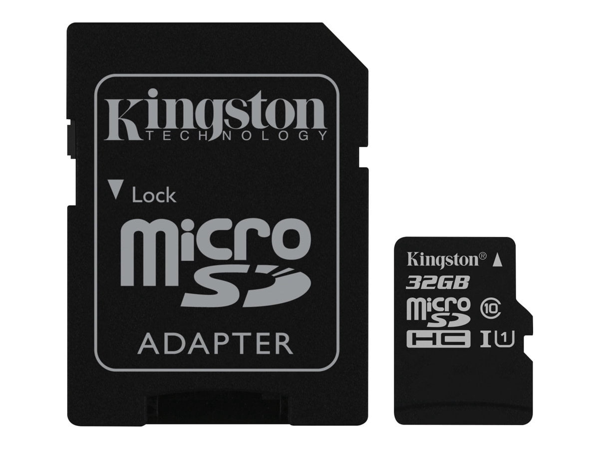Kingston Canvas Select - Flash memory card (microSDHC to SD