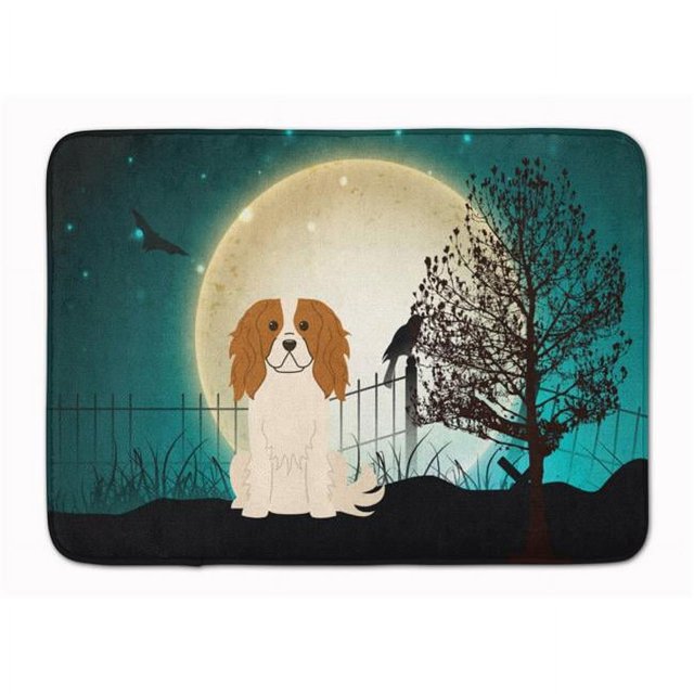 Carolines Treasures BB2248RUG Halloween Scary Cavalier Spaniel Machine Washable Memory Foam Mat