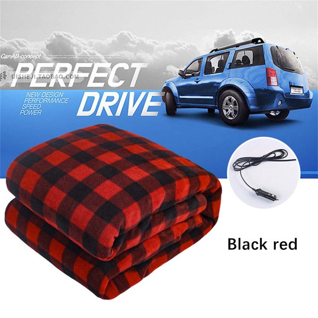 Heated Car Blanket 12Volt Electric Blanket for Car Truck SUV Or RV - Portable Heated Throw - Camping 59*43In