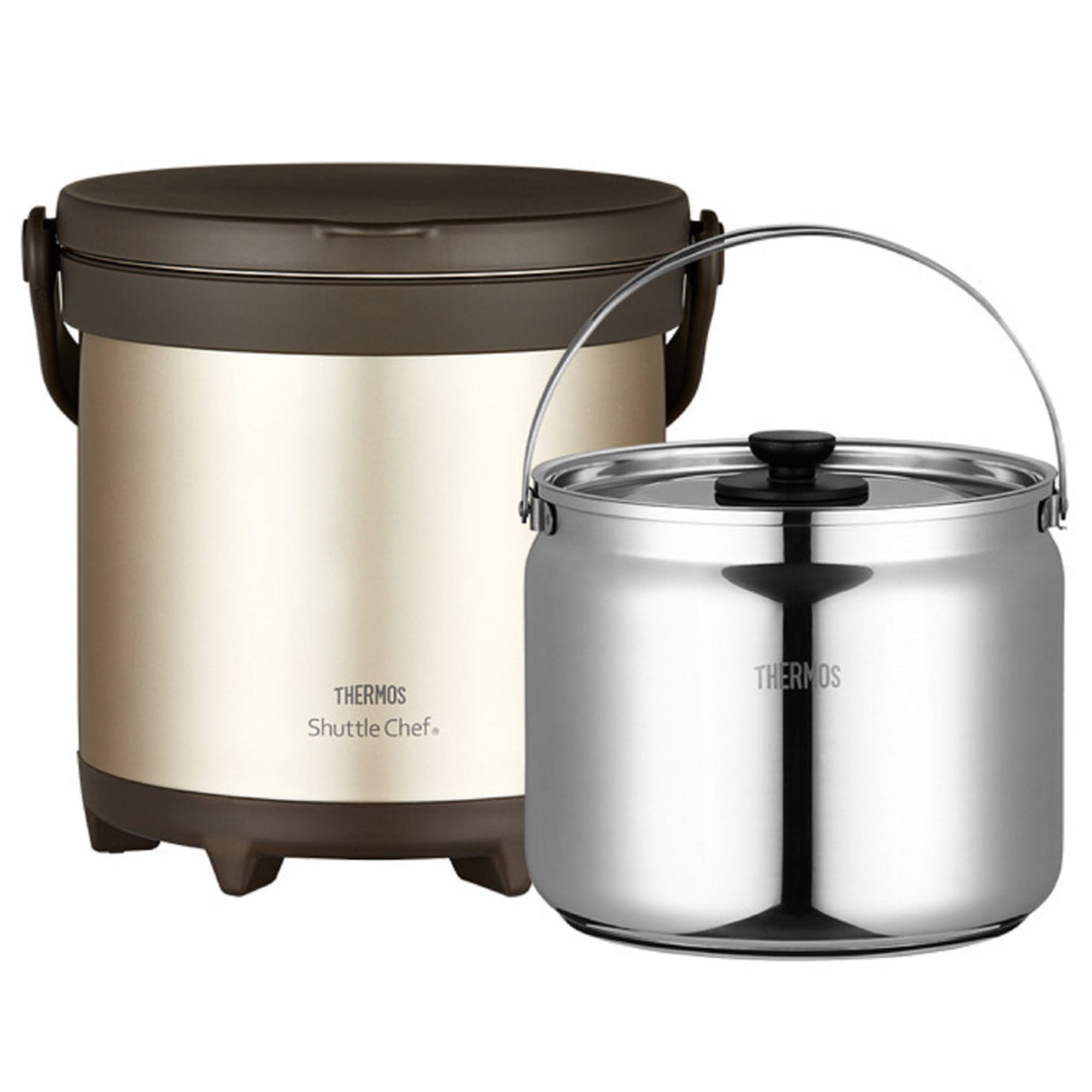 Thermos Brand 4.5L Stainless Steel Carry Out Shuttle Chef Thermal