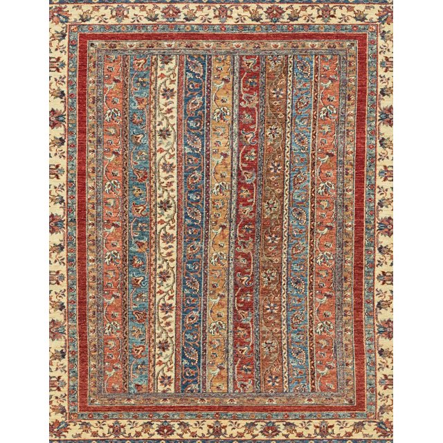 Ahgly Company Tapis d'Intérieur Rectangulaire Abstrait Brun Rouge Tapis de Zone Abstrait, 5 Pieds x 7 Pieds
