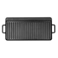 thumbnail image 1 of Pit Boss 10"x20" 2 Sided Pre-seasoned Cast Iron Griddle, 1 of 2