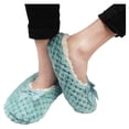 thumbnail image 2 of CHOK Adult Super Soft Warm Cozy Fuzzy Soft Touch Slippers Non-Slip Lined Socks  Assortment B  Medium 3 Pairs, 2 of 4