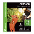thumbnail image 2 of Xtricity - 1 Plug Electrical Extension Cord with Grounding, 10 Meter Length, For Outdoor Use, Orange, 2 of 2