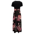 thumbnail image 4 of Cameland Robe Longue Décontractée de Plage pour Femme à Imprimé Floral Coloré Teinture sur Nœuds, 4 of 5